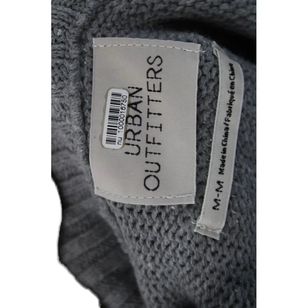 Urban Outfitters Womens Cotton Blend V-Neck Pullover Sweater Vest Gray Size M